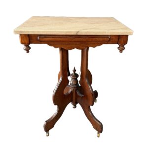 c1880 Marble Top Side Table