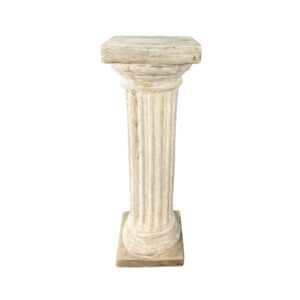 Gray Roman Column Pedestal