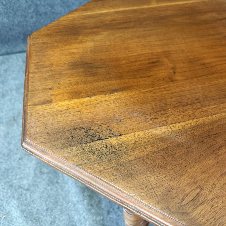 c1880s Eastlake Solid Mahogany Octagonal Center Table c1880s Eastlake Solid Mahogany Octagonal Center Table