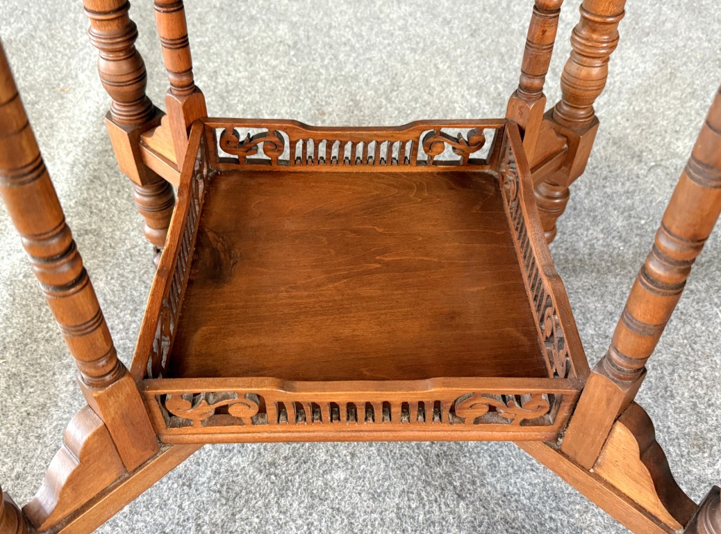 c1880s Eastlake Solid Mahogany Octagonal Center Table c1880s Eastlake Solid Mahogany Octagonal Center Table