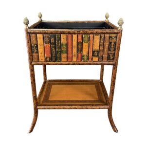 Book-Themed Plant Stand Attributed to Maitland-Smith