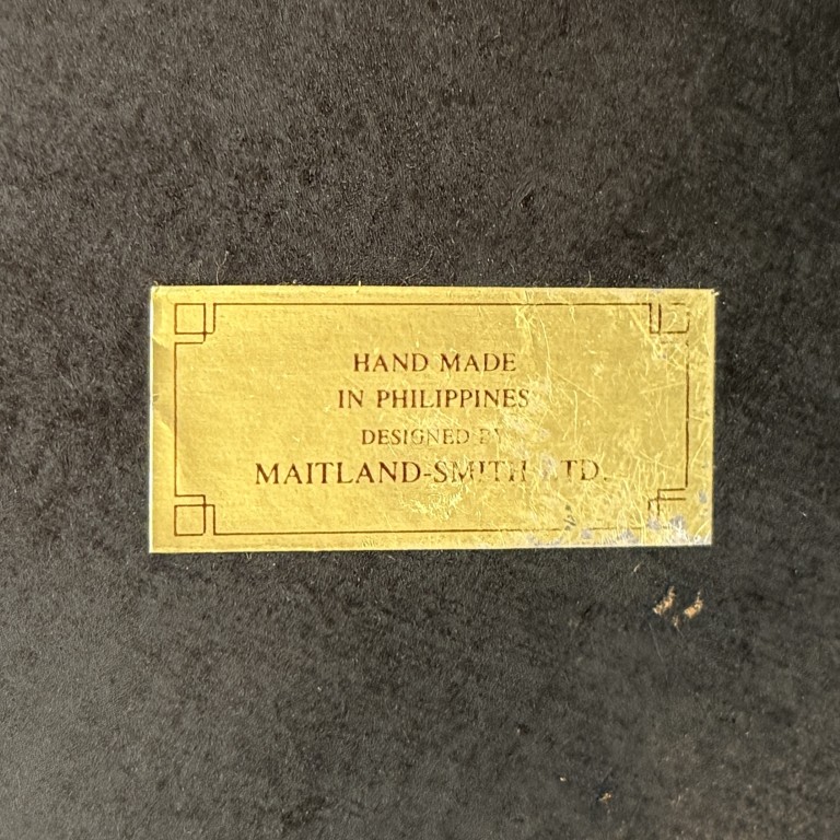 Maitland-Smith Book-Themed Side Table with Cabinet Maitland-Smith Book-Themed Side Table with Cabinet