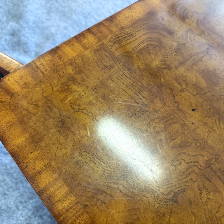 Maitland-Smith Book-Themed Side Table with Cabinet Maitland-Smith Book-Themed Side Table with Cabinet