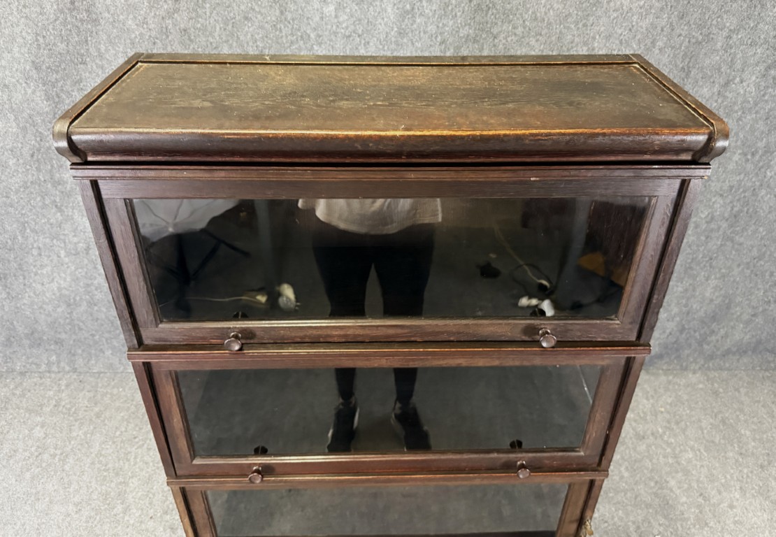 c1900 Oak Four Stack Barrister Bookcase c1900 Oak Four Stack Barrister Bookcase