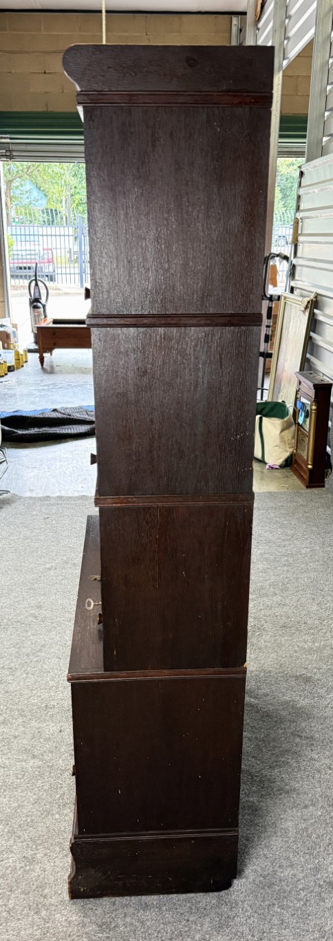 c1900 Oak Four Stack Barrister Bookcase c1900 Oak Four Stack Barrister Bookcase