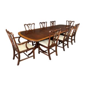 Henkel Harris 9 Piece Mahogany Dining Set Models No. 2207 & 107