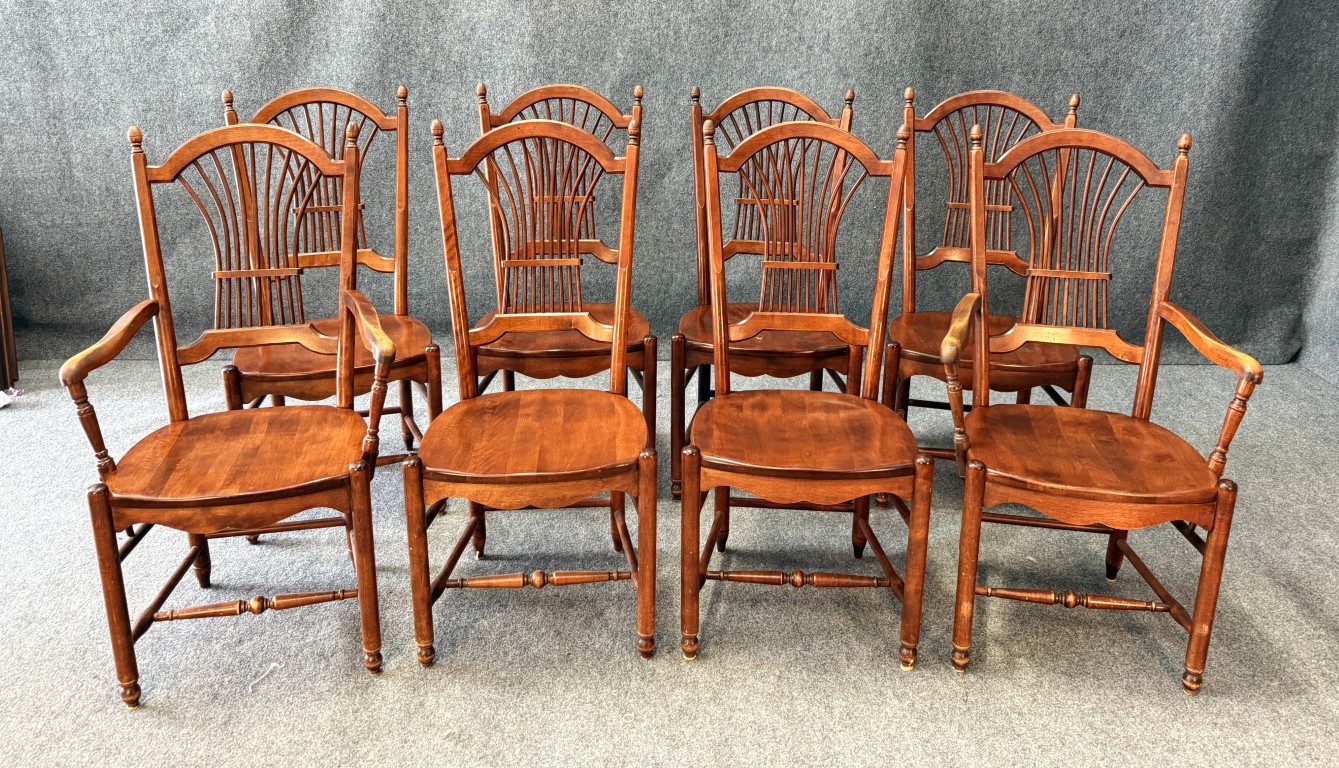 9 Piece Nichols & Stone Dining Set with Two Leaves 9 Piece Nichols & Stone Dining Set with Two Leaves