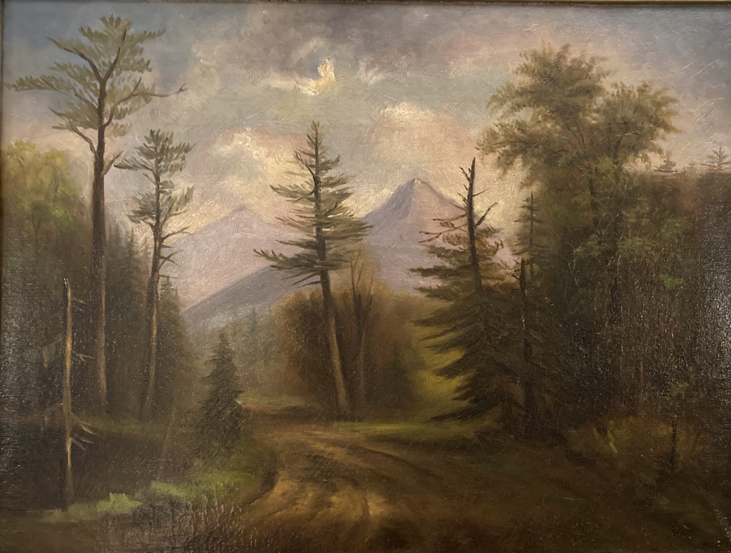Original 19th Century Hudson Valley School Oil on Canvas Landscape Painting Original 19th Century Hudson Valley School Oil on Canvas Landscape Painting