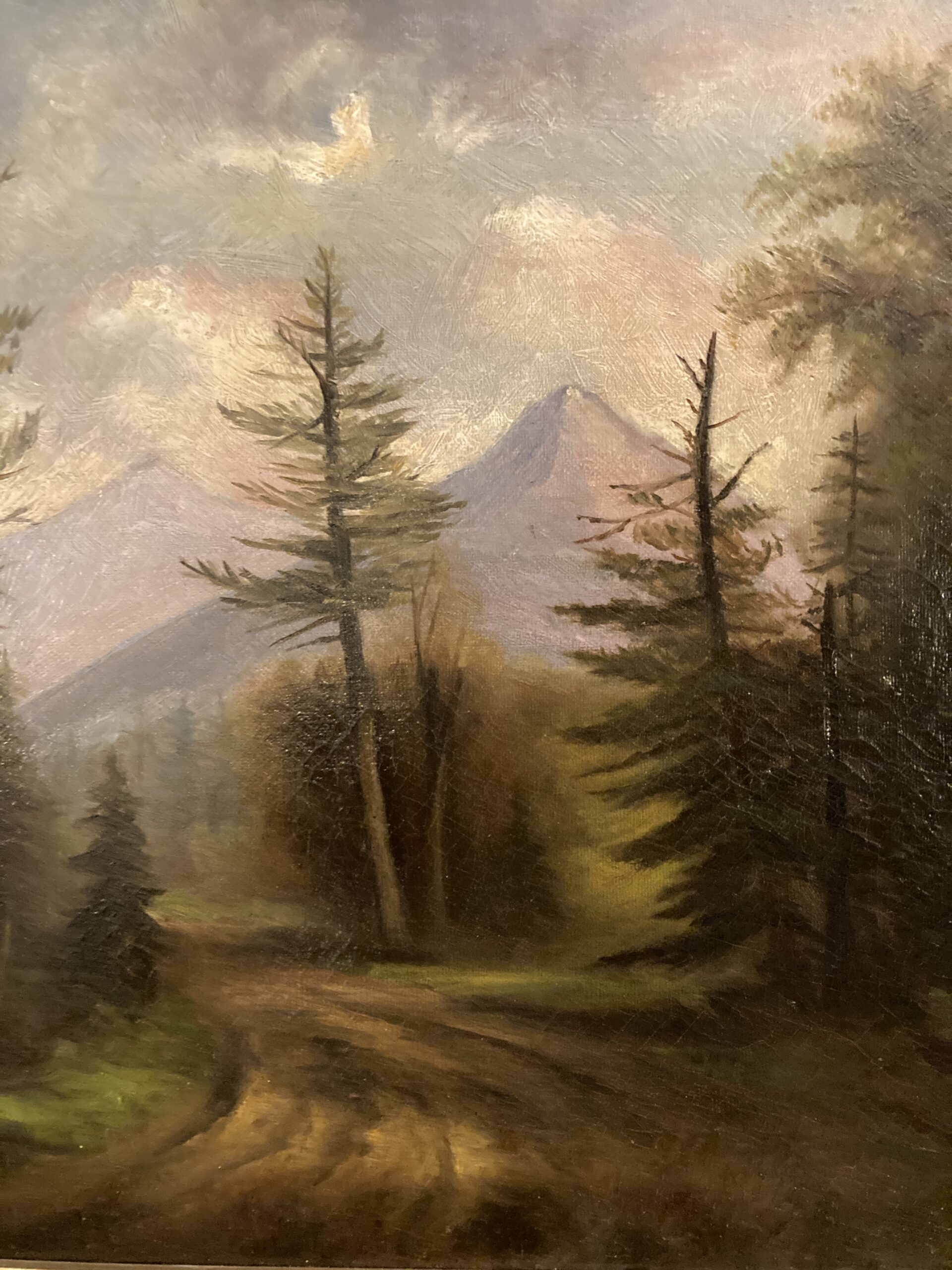 Original 19th Century Hudson Valley School Oil on Canvas Landscape Painting Original 19th Century Hudson Valley School Oil on Canvas Landscape Painting