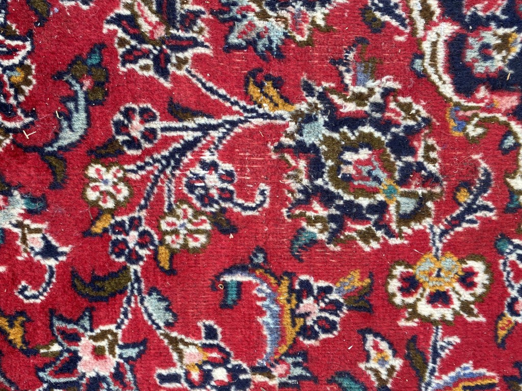 10x13 Hand-Knotted Persian Kashan Rug 10x13 Hand-Knotted Persian Kashan Rug