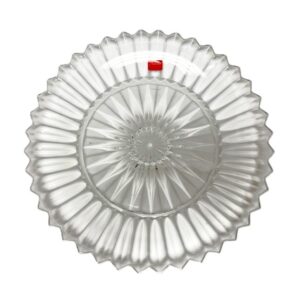 Large Baccarat Crystal Mille Nuits Dinner Plate New in Box