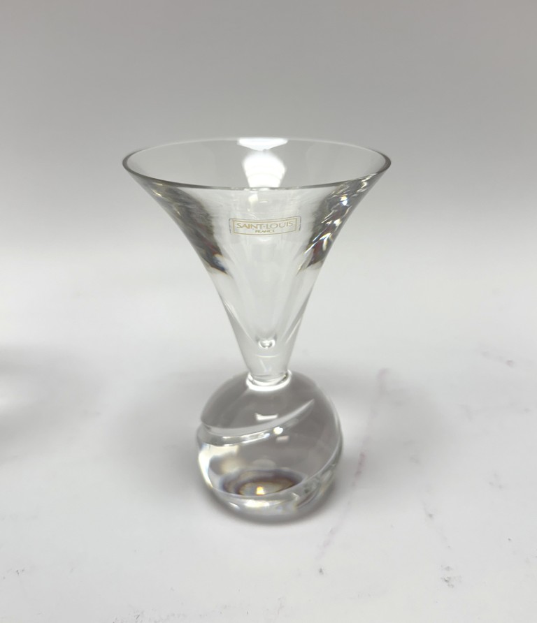 Pair of Diablo by Saint Louis Vodka Glasses New in Box Pair of Diablo by Saint Louis Vodka Glasses New in Box