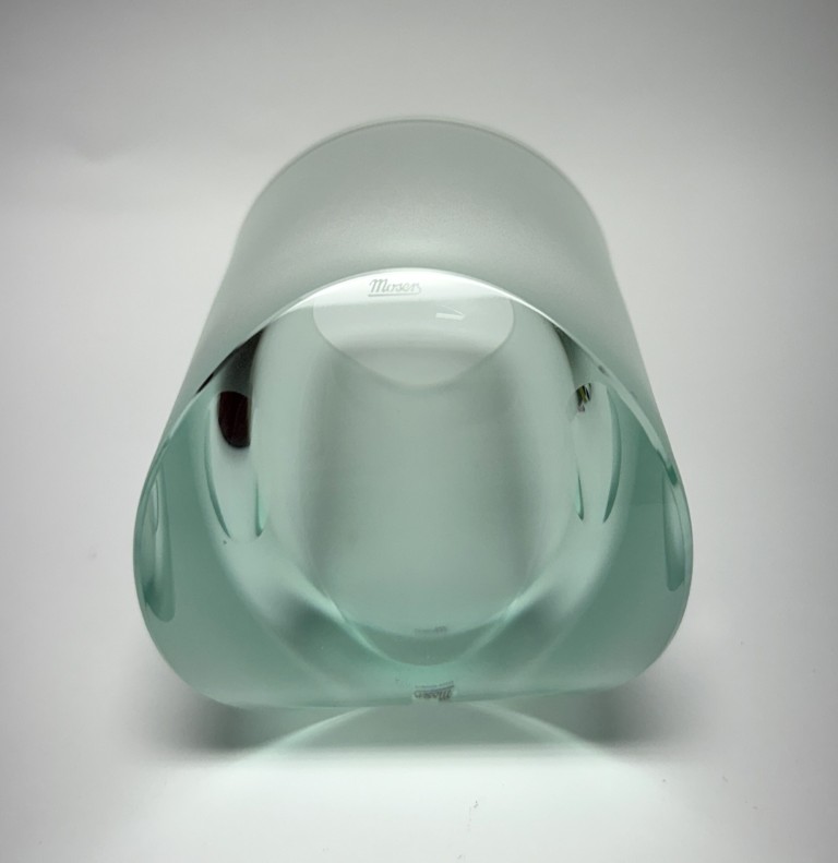 Teal Moser Frosted Tipsy Whiskey Glass New in Box Teal Moser Frosted Tipsy Whiskey Glass New in Box