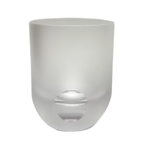 Moser Frosted Tipsy Whiskey Glass New in Box