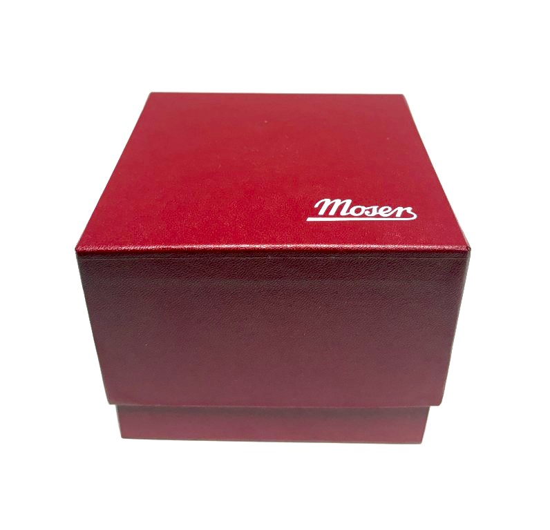 Navy Moser Frosted Tipsy Whiskey Glass New in Box Navy Moser Frosted Tipsy Whiskey Glass New in Box