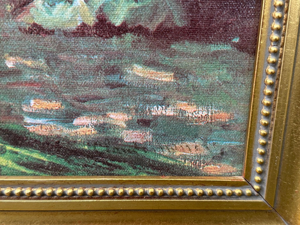 Claude Monet "The Parc Monceau" Garden Scene Giclee on Canvas Claude Monet "The Parc Monceau" Garden Scene Giclee on Canvas