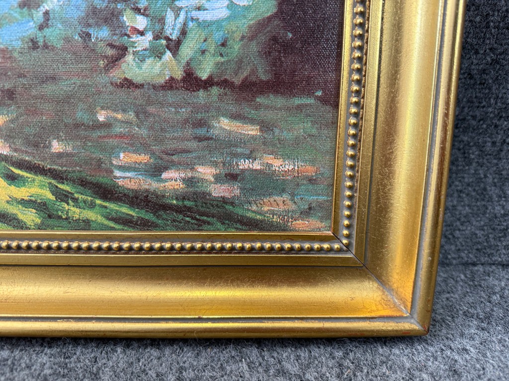 Claude Monet "The Parc Monceau" Garden Scene Giclee on Canvas Claude Monet "The Parc Monceau" Garden Scene Giclee on Canvas