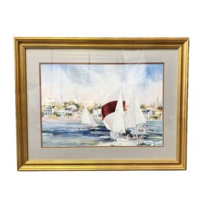 Limited Edition Giclee of Charleston Harbor Watercolor