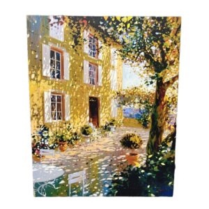 Giclee of Sun-Dappled Yellow House by Laurent Parcelier