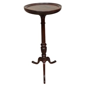 Mahogany Dish Top Fern Stand with Twist Base by Brandt