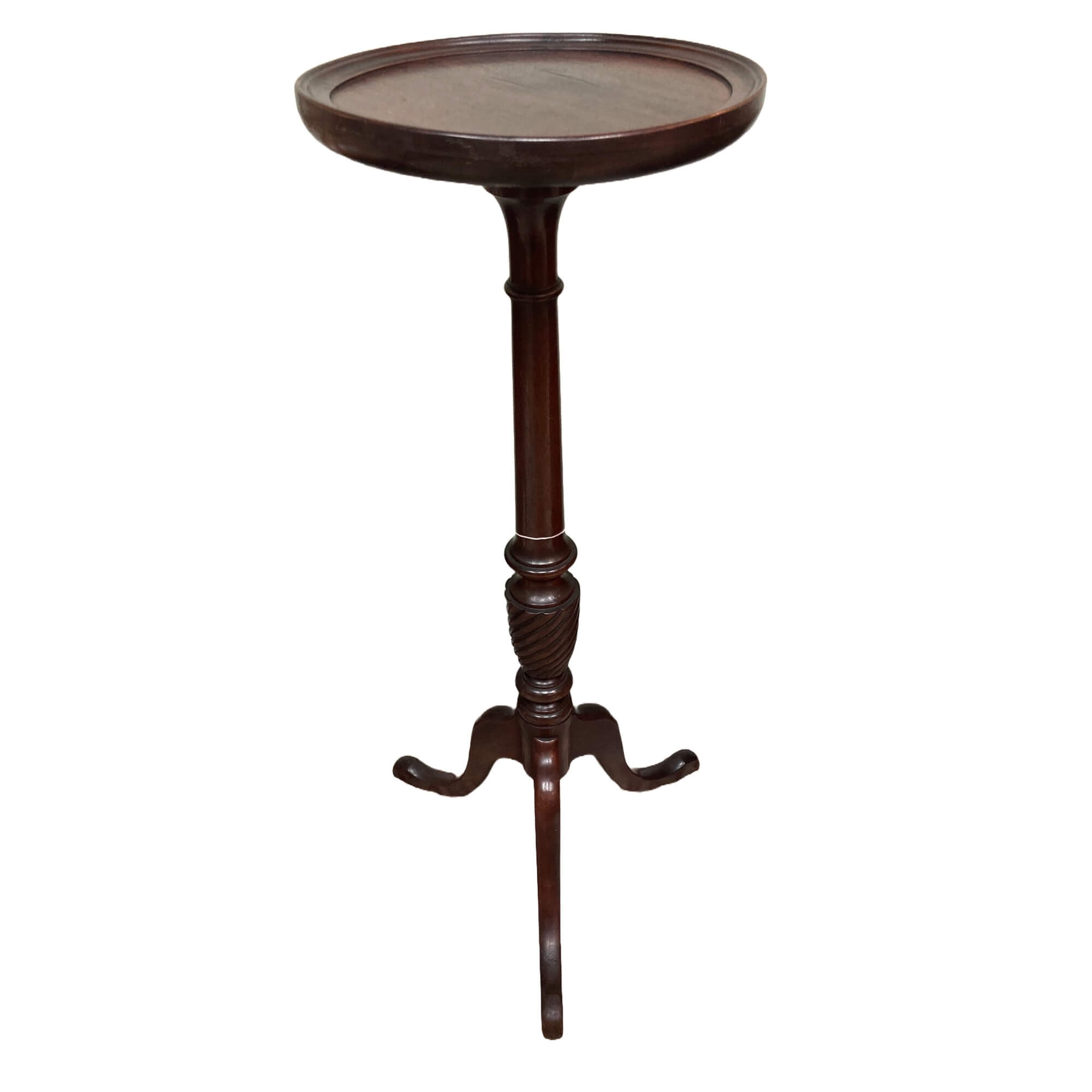 Mahogany Dish Top Fern Stand with Twist Base by Brandt Mahogany Dish Top Fern Stand with Twist Base by Brandt