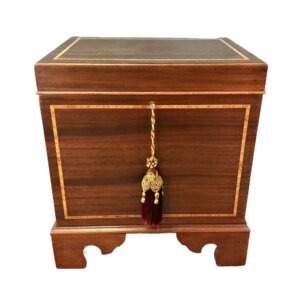 Vintage Inlaid Mahogany Cellarette