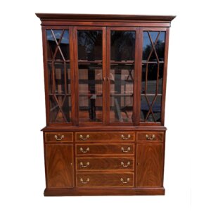 Henkel Harris Solid Mahogany China Cabinet/Buffet No. 2355