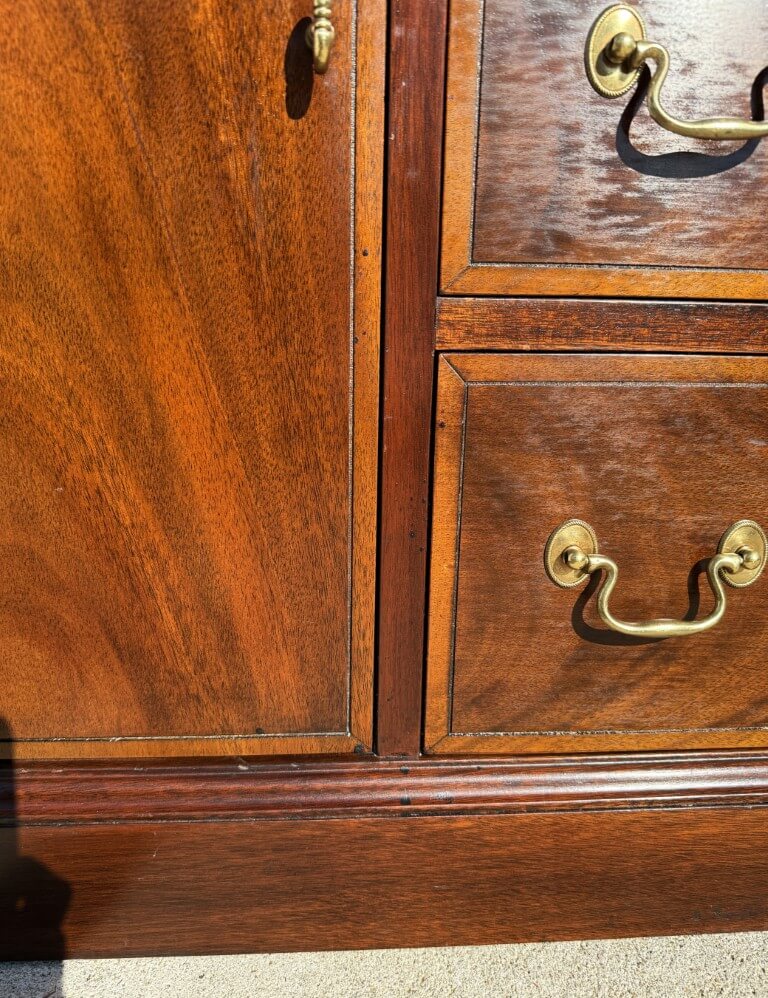 Henkel Harris Solid Mahogany China Cabinet/Buffet No. 2355 Henkel Harris Solid Mahogany China Cabinet/Buffet No. 2355