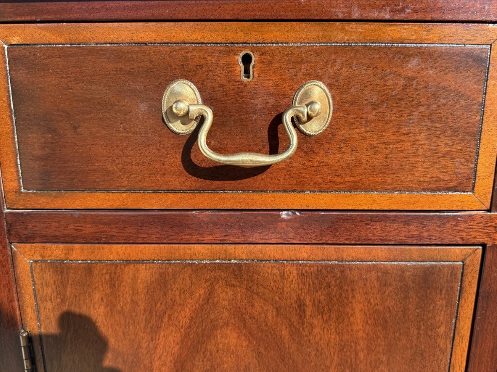 Henkel Harris Solid Mahogany China Cabinet/Buffet No. 2355 Henkel Harris Solid Mahogany China Cabinet/Buffet No. 2355