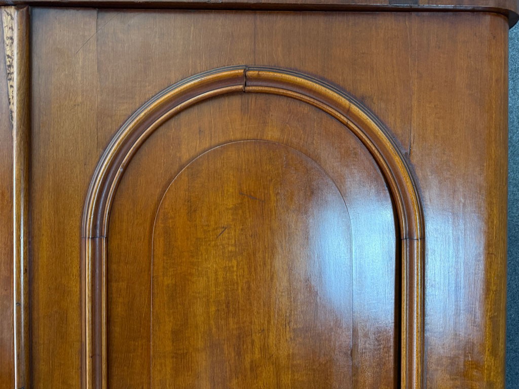 19th Century Mahogany Two-Door Wardrobe 19th Century Mahogany Two-Door Wardrobe