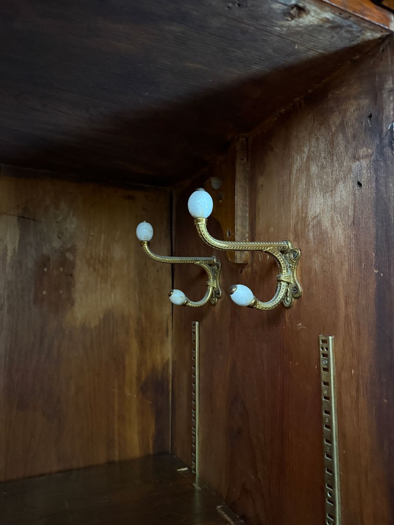 19th Century Mahogany Two-Door Wardrobe 19th Century Mahogany Two-Door Wardrobe