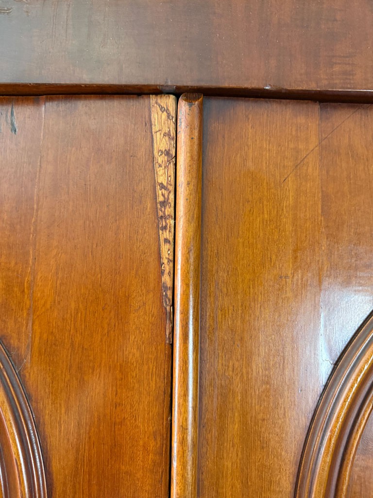 19th Century Mahogany Two-Door Wardrobe 19th Century Mahogany Two-Door Wardrobe