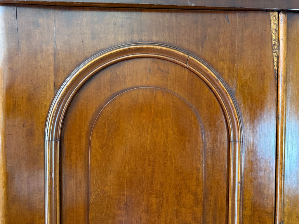 19th Century Mahogany Two-Door Wardrobe 19th Century Mahogany Two-Door Wardrobe