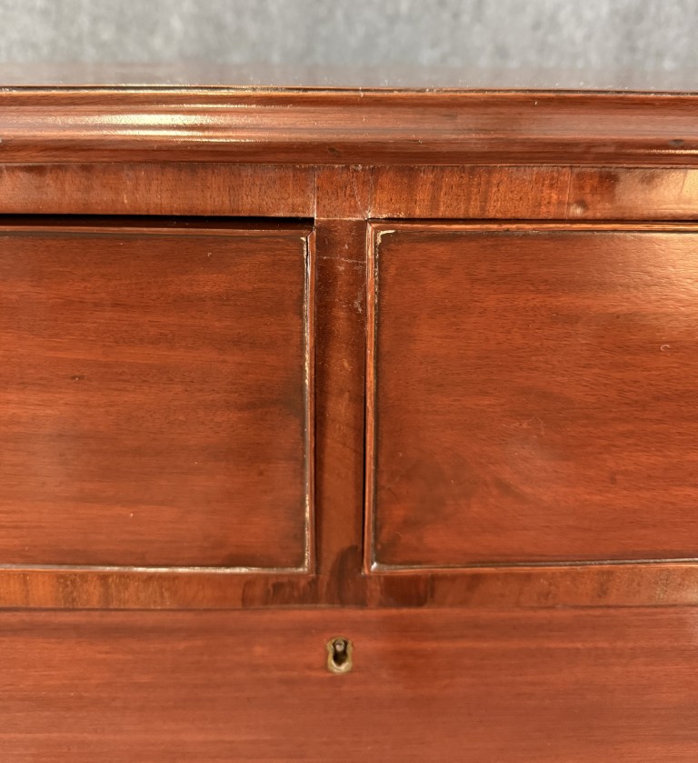 19th Century Five Drawer Mahogany Chest 19th Century Five Drawer Mahogany Chest