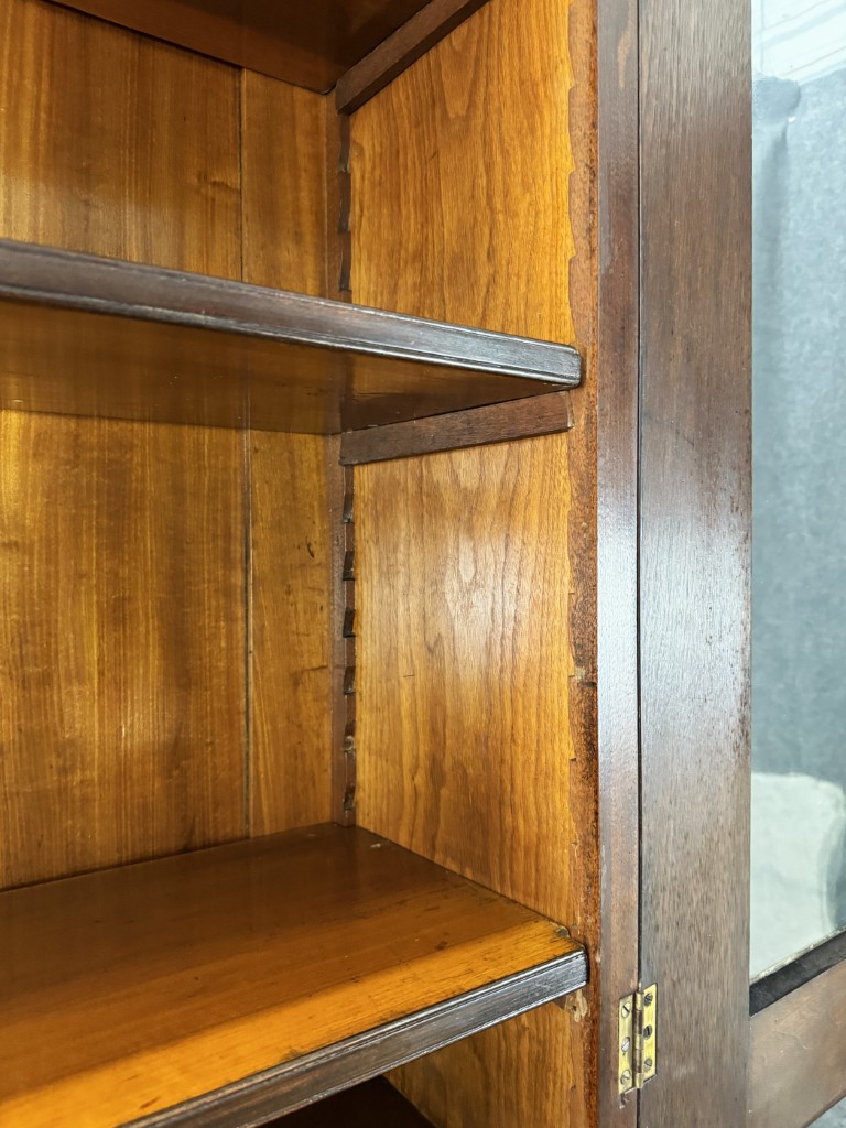 19th Century Rosewood Secretary Desk with Bookcase Top 19th Century Rosewood Secretary Desk with Bookcase Top