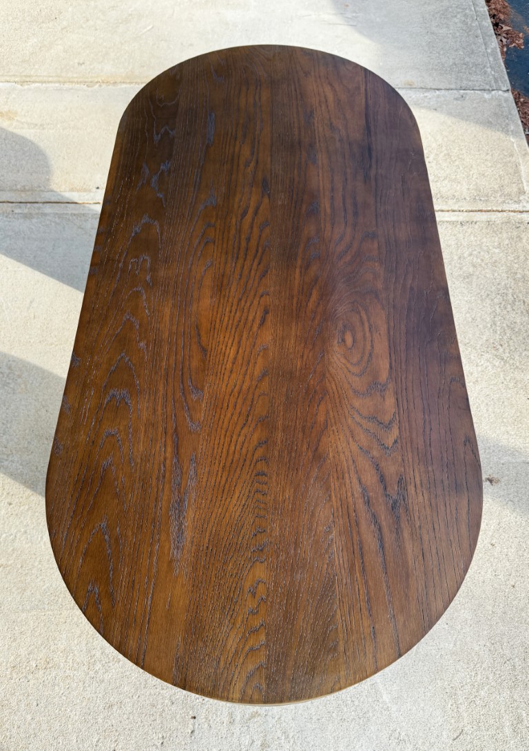 Restoration Hardware Elodi Desk in Brown Oak Restoration Hardware Elodi Desk in Brown Oak