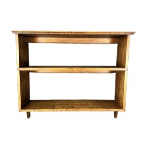 Vintage Solid Maple Pegged Wall Shelf