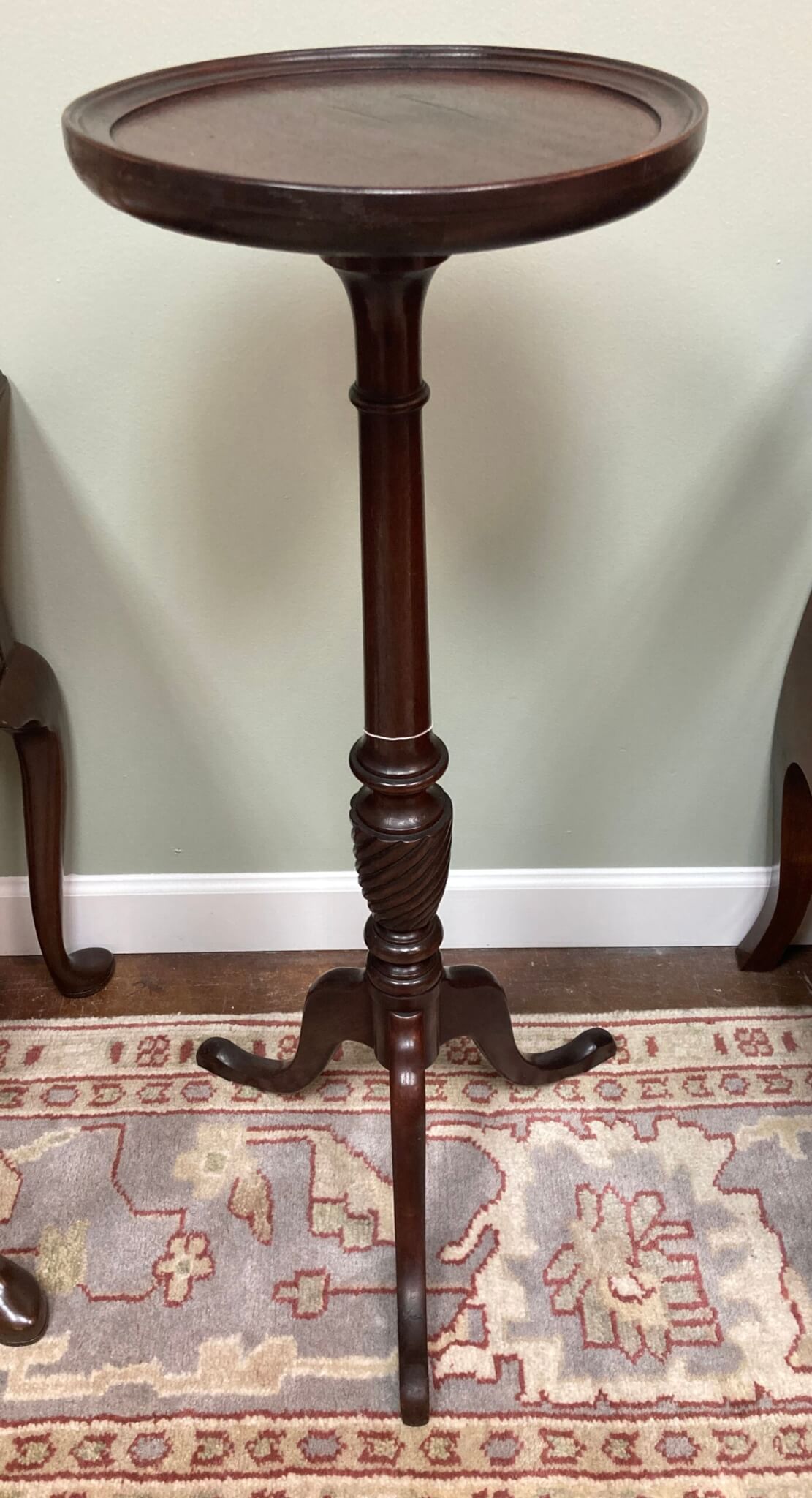 Mahogany Dish Top Fern Stand with Twist Base by Brandt Mahogany Dish Top Fern Stand with Twist Base by Brandt