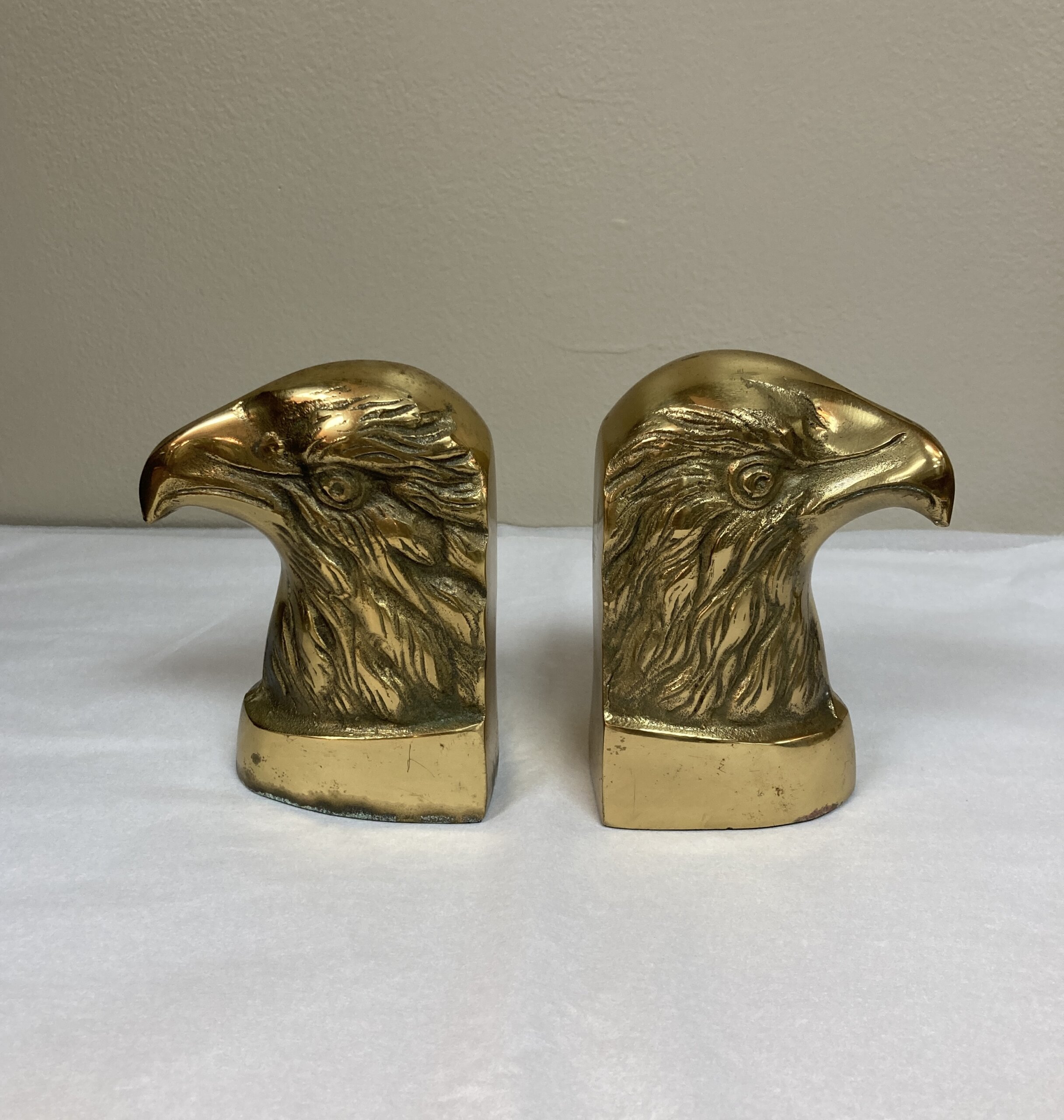 Pair of Eagle Head Bookends Pair of Eagle Head Bookends