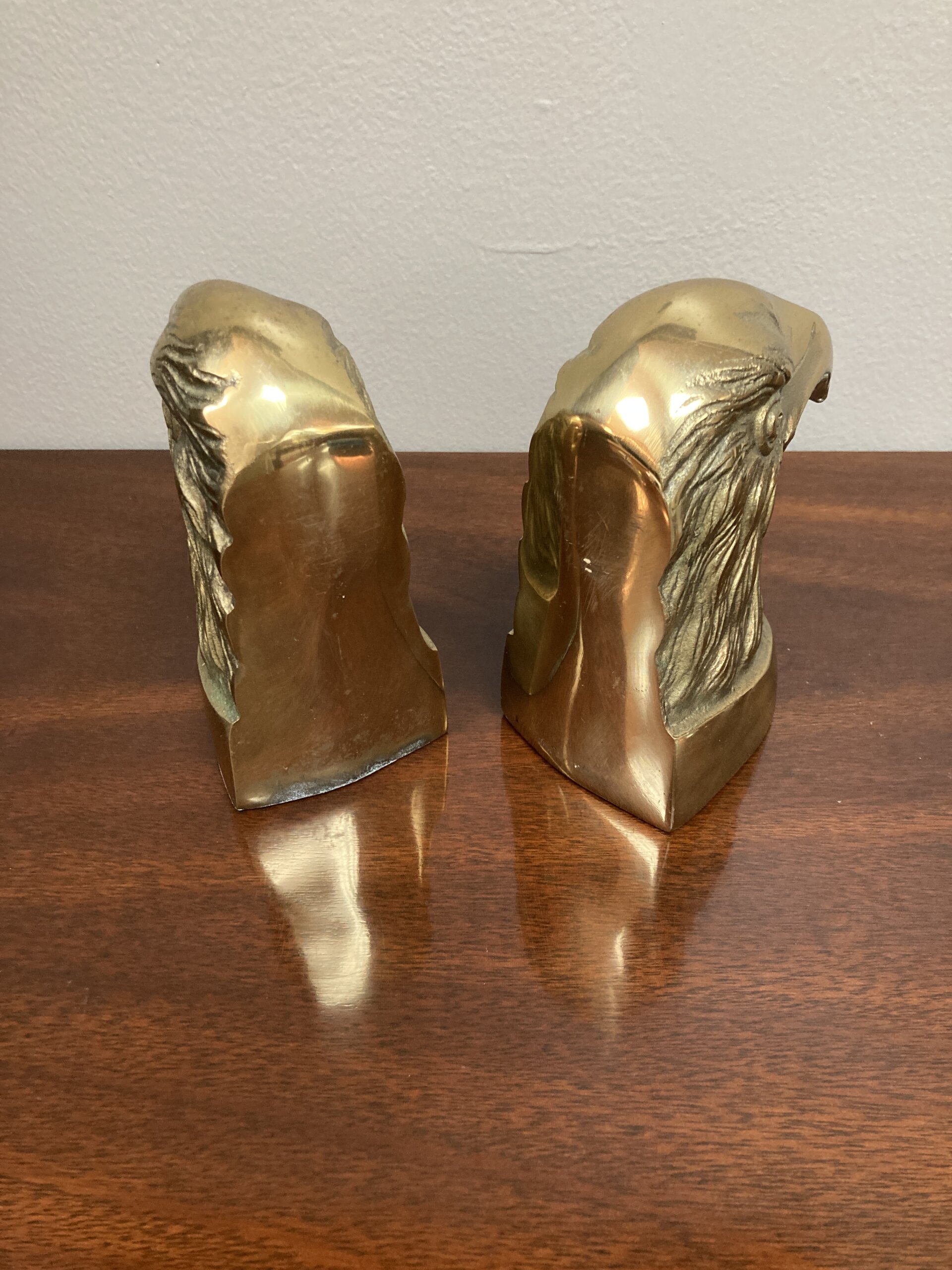 Pair of Eagle Head Bookends Pair of Eagle Head Bookends