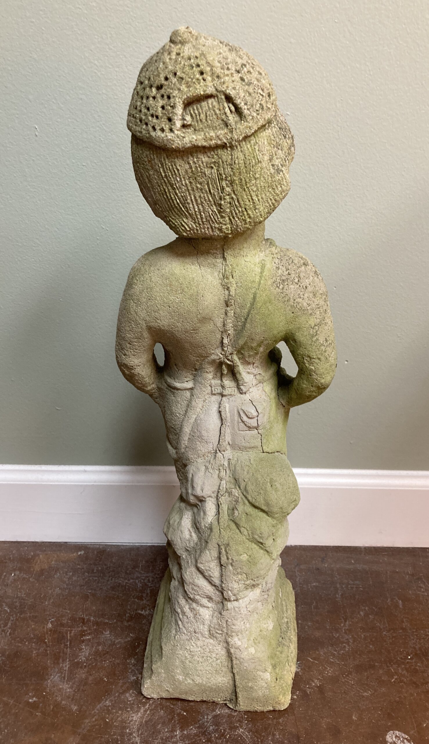 Garden Statue of Young Boy and Frog Garden Statue of Young Boy and Frog