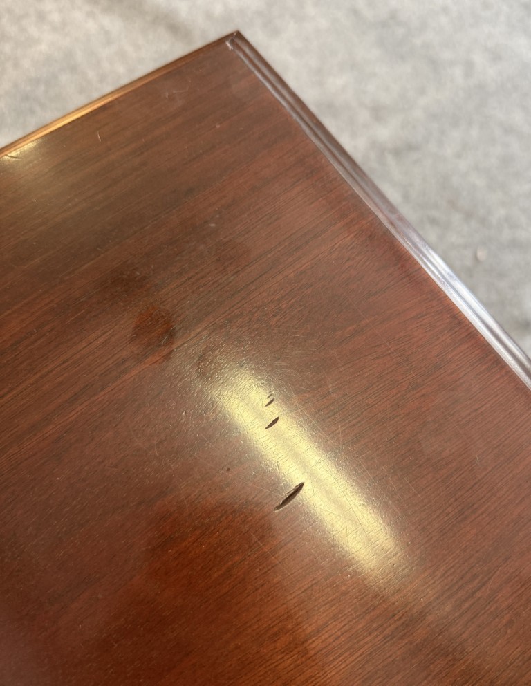 Craftique Solid Cherry Three Drawer Nightstand Craftique Solid Cherry Three Drawer Nightstand