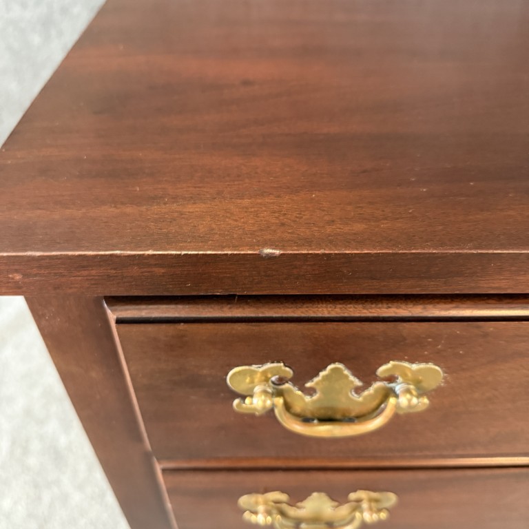 N163 (11)Solid Mahogany 2 Drawer Nightstand / End Table Solid Mahogany 2 Drawer Nightstand / End Table
