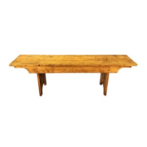 Vintage Pegged Maple Bench