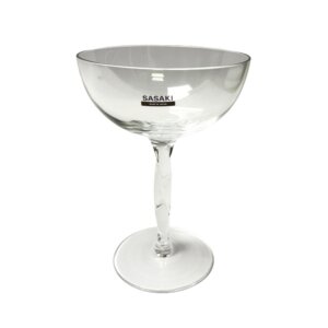 Set of 10 Crystal Toyo Sasaki Cocktail Glass with Twisted Base