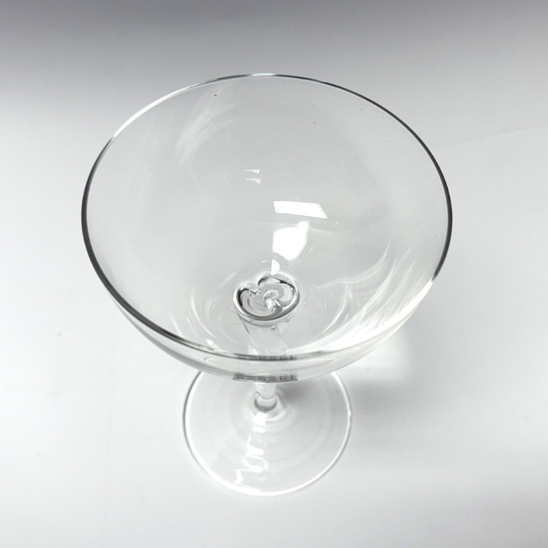 TT166 (2)Set of 10 Crystal Toyo Sasaki Cocktail Glass with Twisted Base Set of 10 Crystal Toyo Sasaki Cocktail Glass with Twisted Base