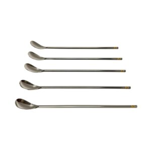 Set of 5 Noritake Bar Spoons in Box (4 Sets Available)