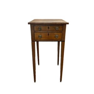 19th Century Bleached Mahogany Two Drawer Stand/Side Table