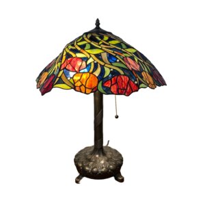 Leaded Stained Glass Tiffany Style Lamp