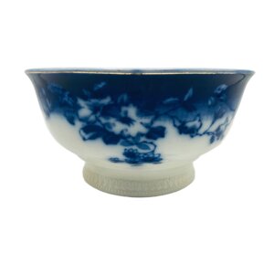 Antique English Flow Blue Small Vegetable Bowl 'Clayton' Johnson Brothers